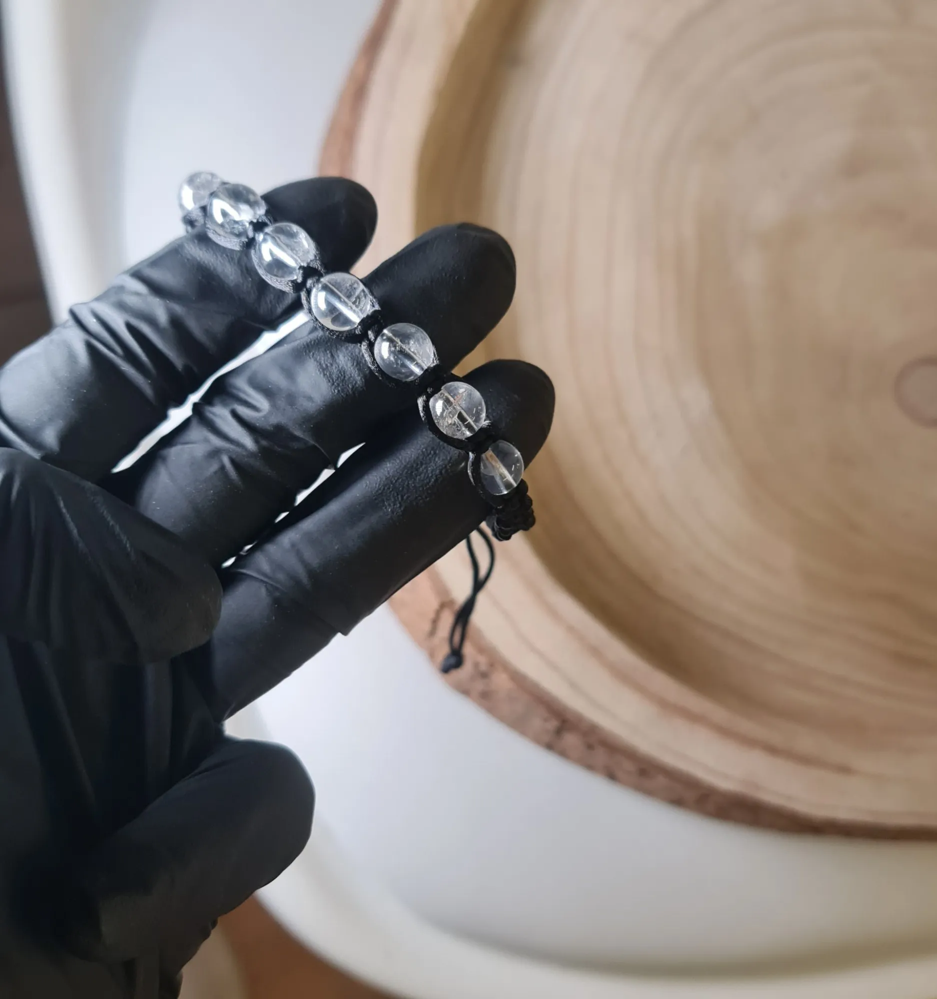 Pulsera cuarzo blanco 4