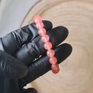 Pulsera cuarzo cerezo