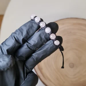 Pulsera cuarzo rosa 2