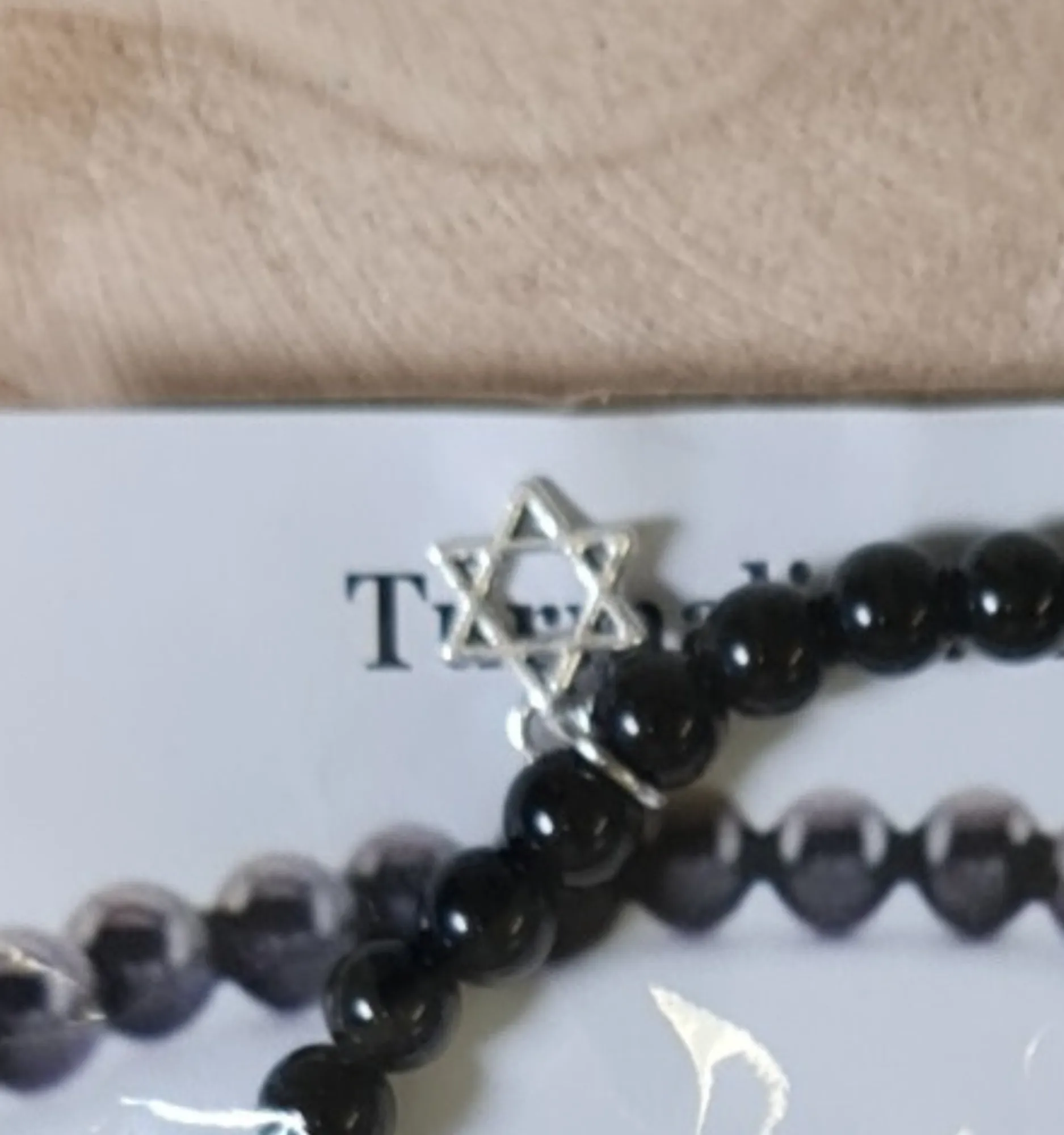 Pulsera de Turmalina con Estrella de David