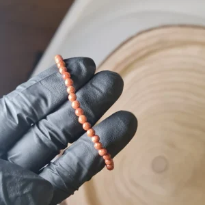 Pulsera de venturina dorada