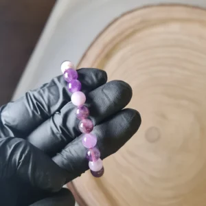 Pulsera geoda de amatista