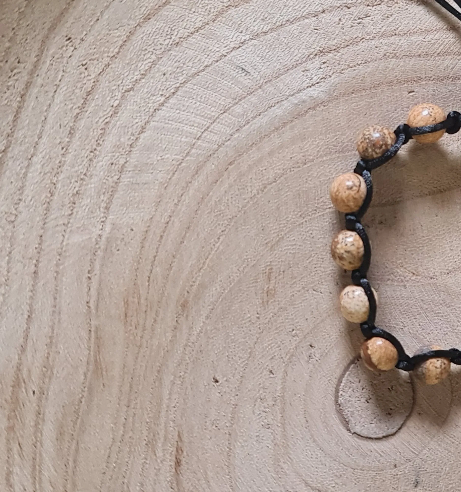 Pulsera jaspe madera