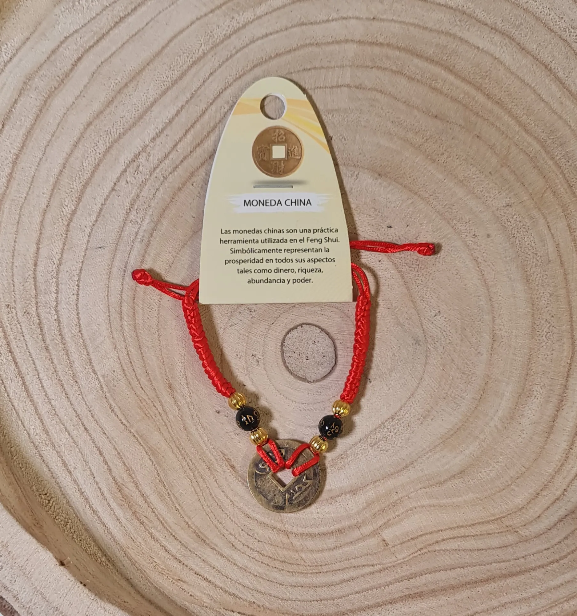 Pulsera moneda china