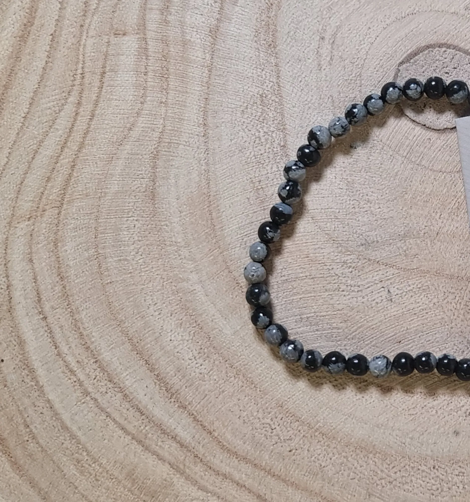 Pulsera obsidiana nevada