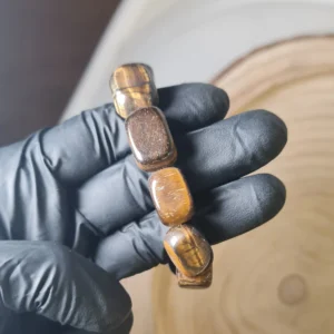 Pulsera ojo de tigre piedras