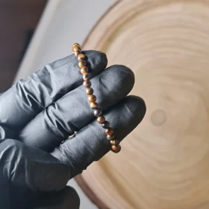 Pulsera ojo de tigre pulido