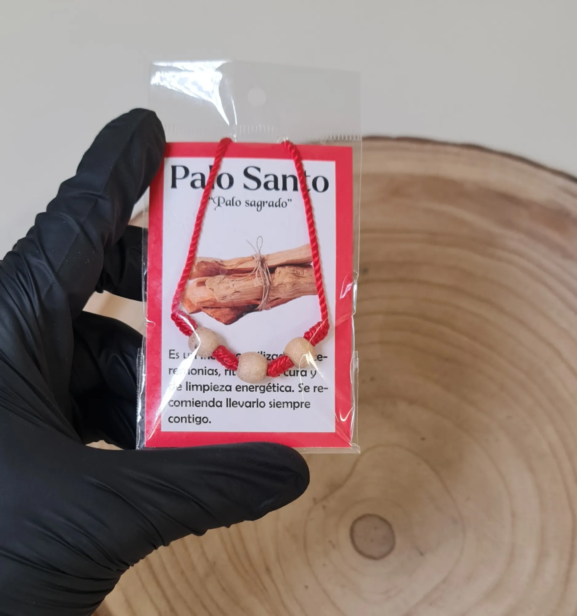 Pulsera palo santo