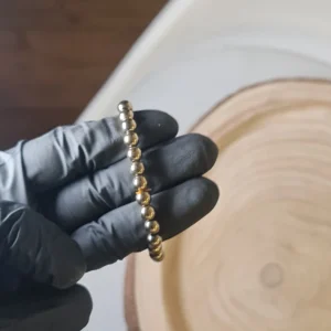 Pulsera pirita pulida