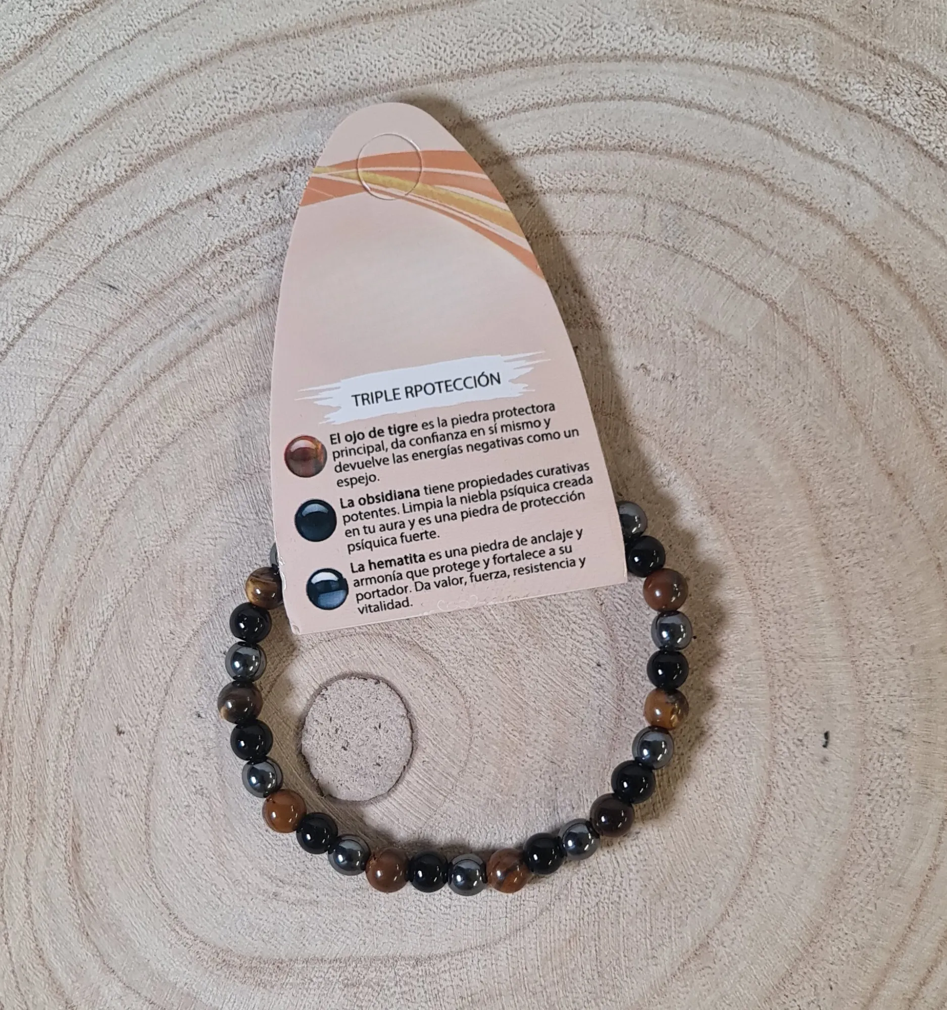 Pulsera triple protección