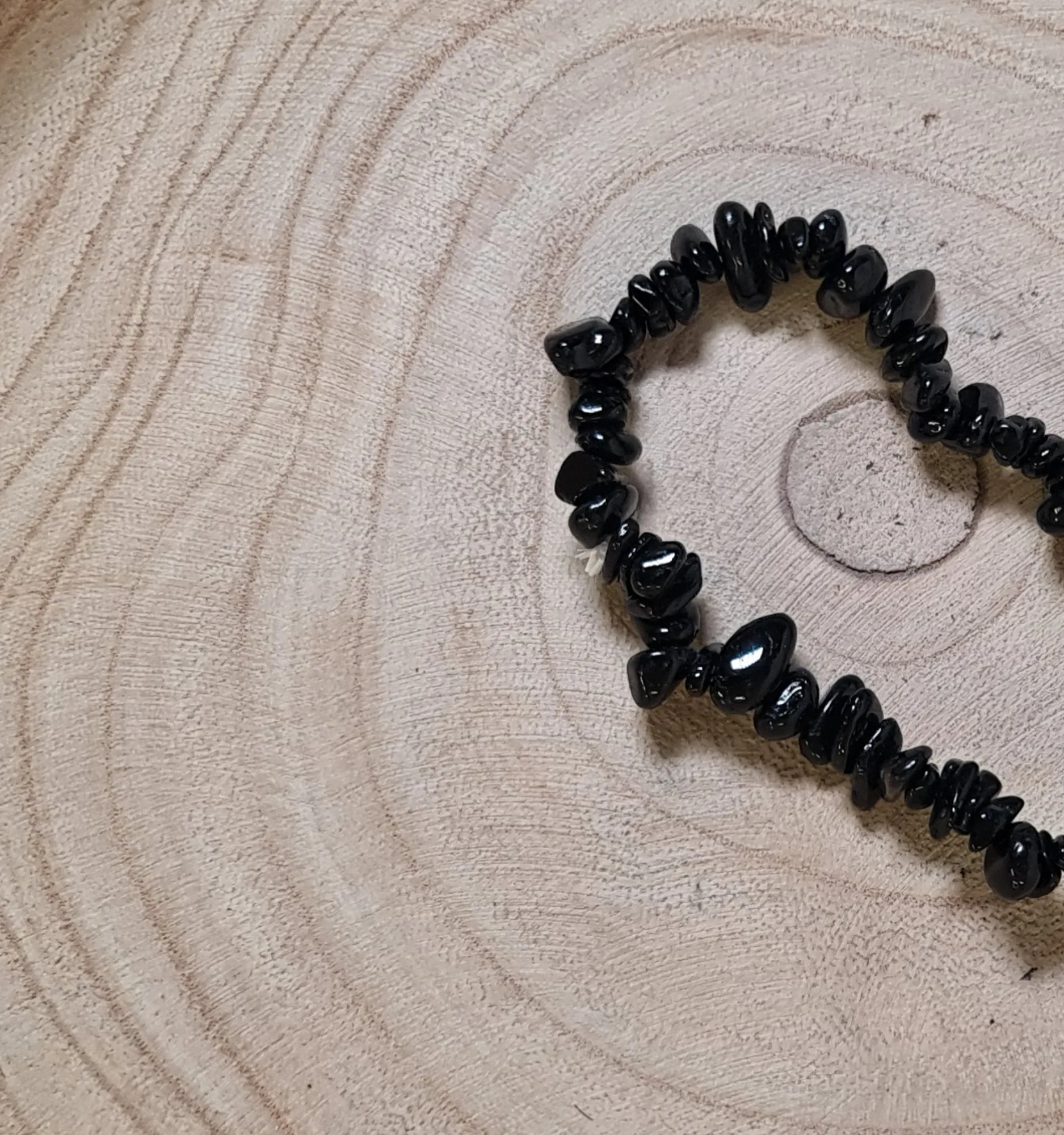 Pulsera turmalina chips