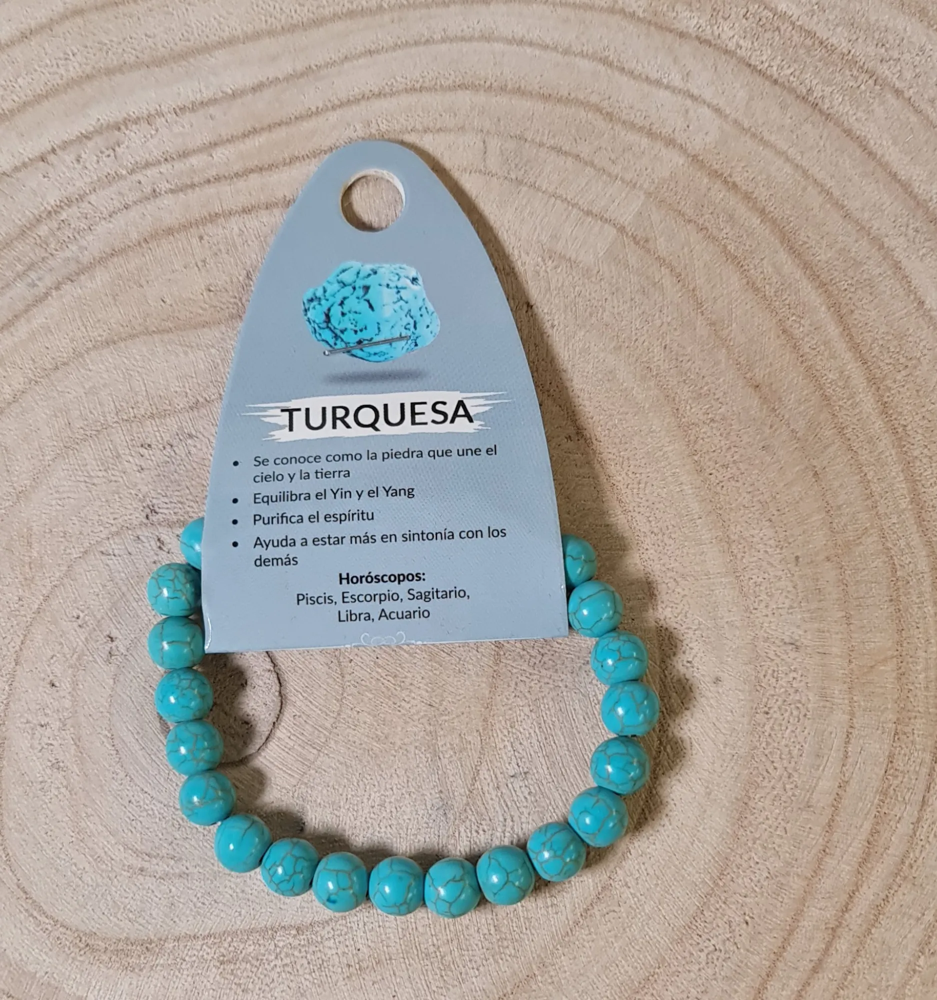 Pulsera turquesa grande