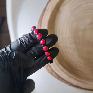 Pulsera turquesa roja