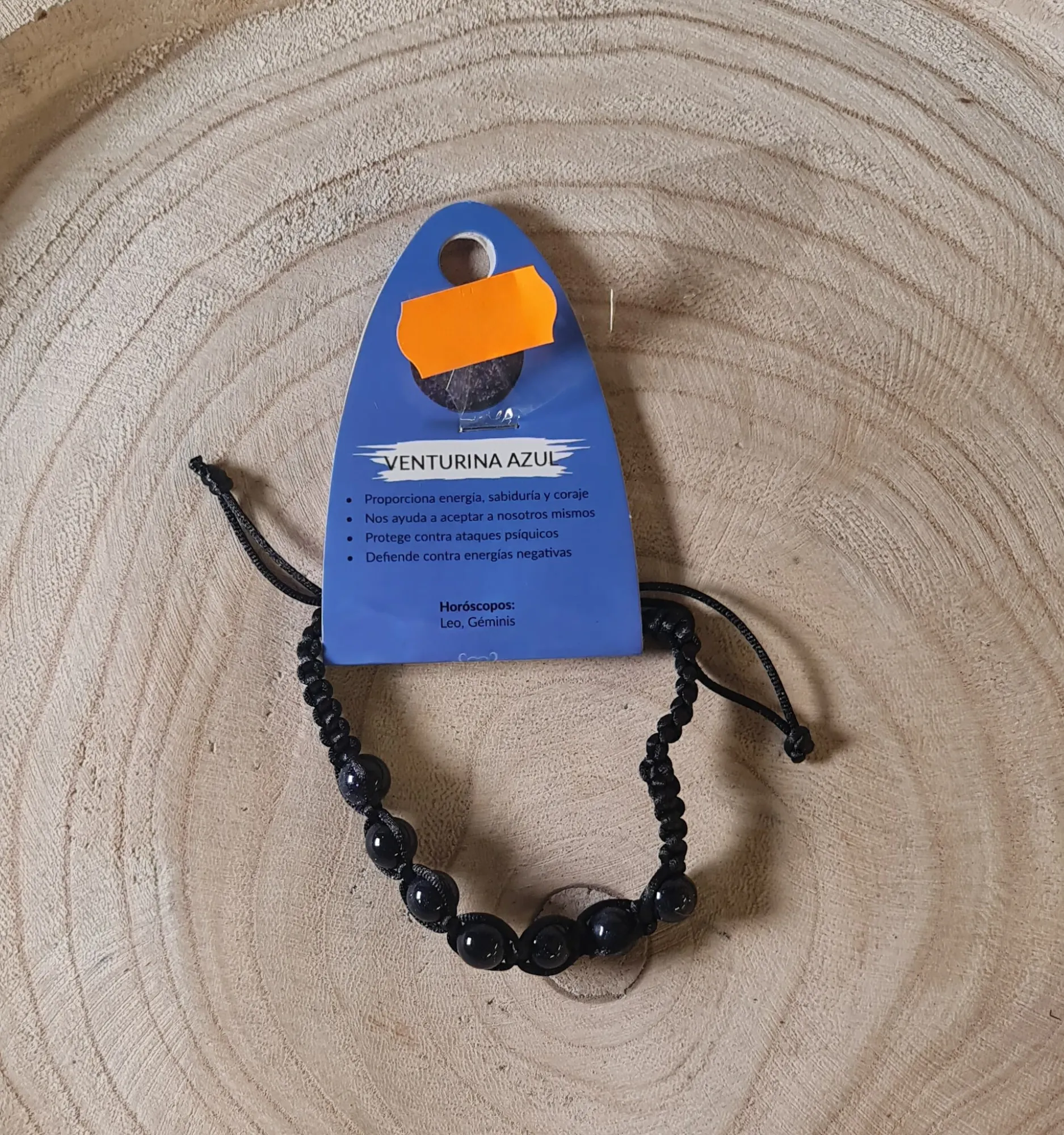 Pulsera venturina azul 2