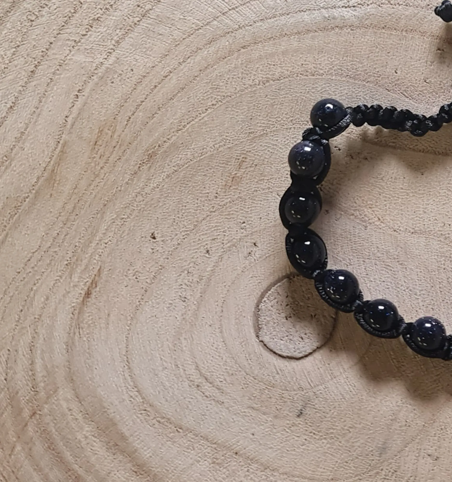 Pulsera venturina azul 2