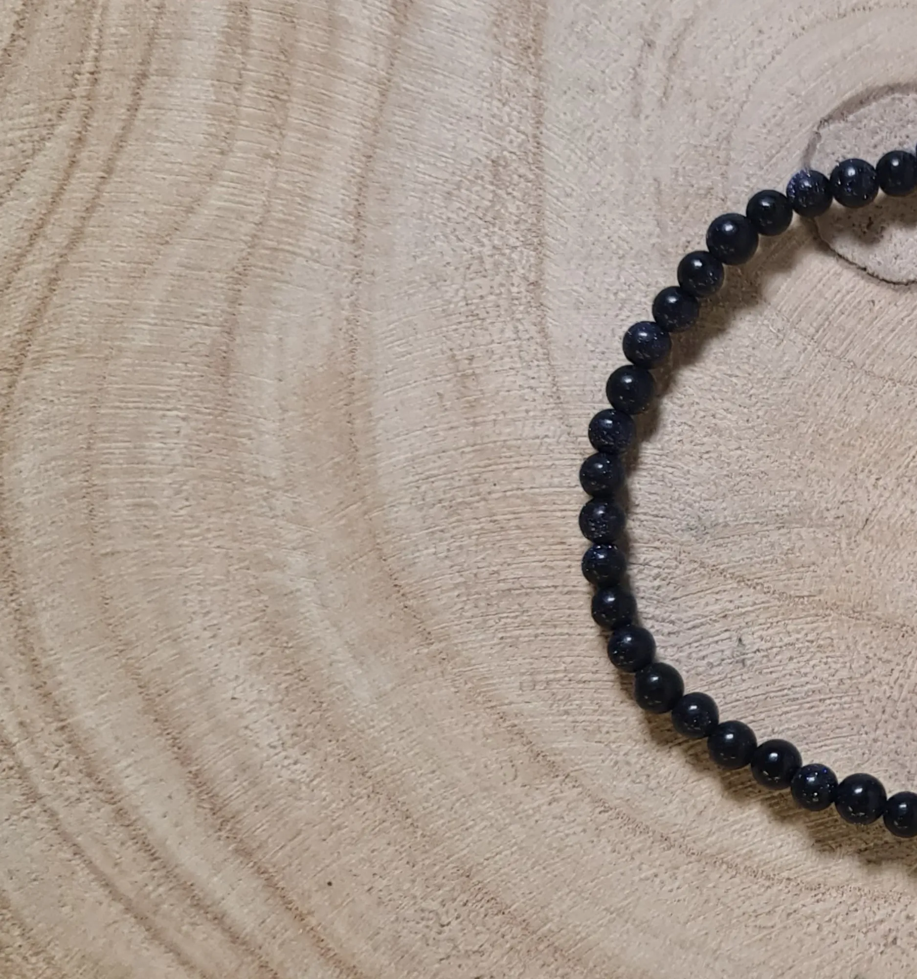 Pulsera venturina azul