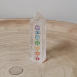 Punta de cuarzo roca