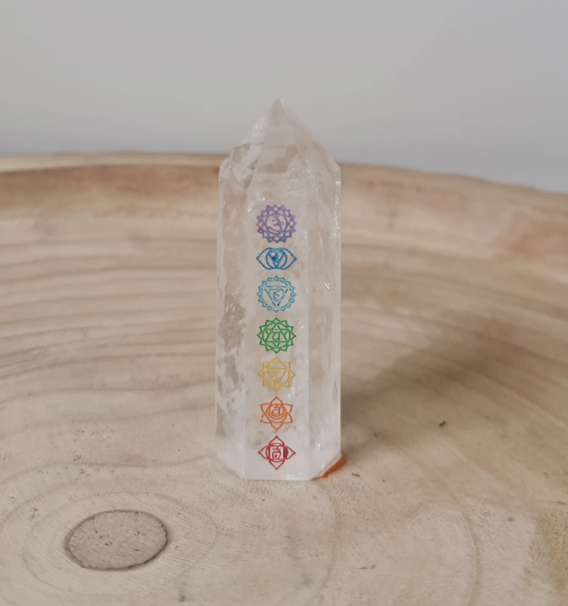 Punta de cuarzo roca