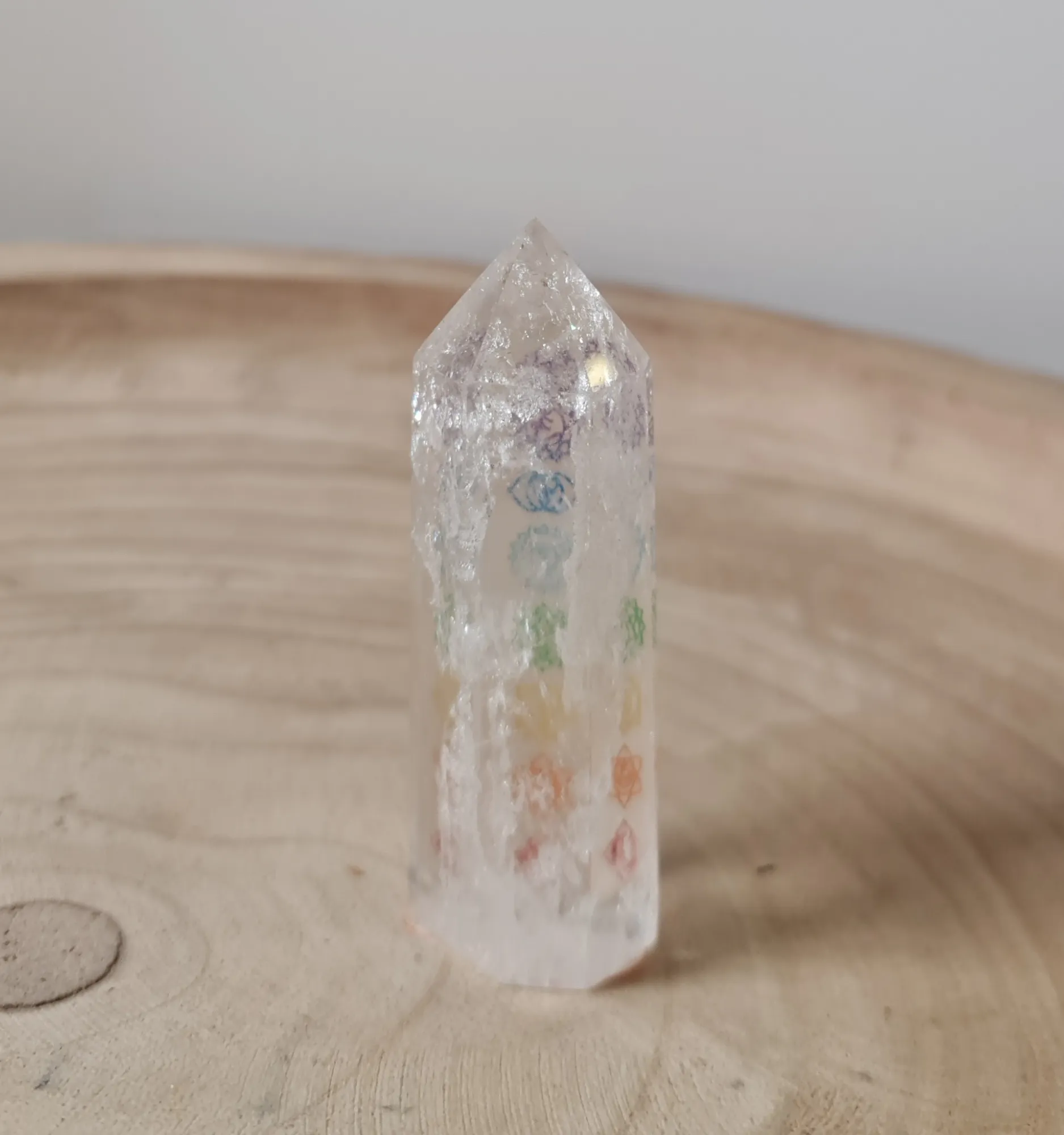 Punta de cuarzo roca