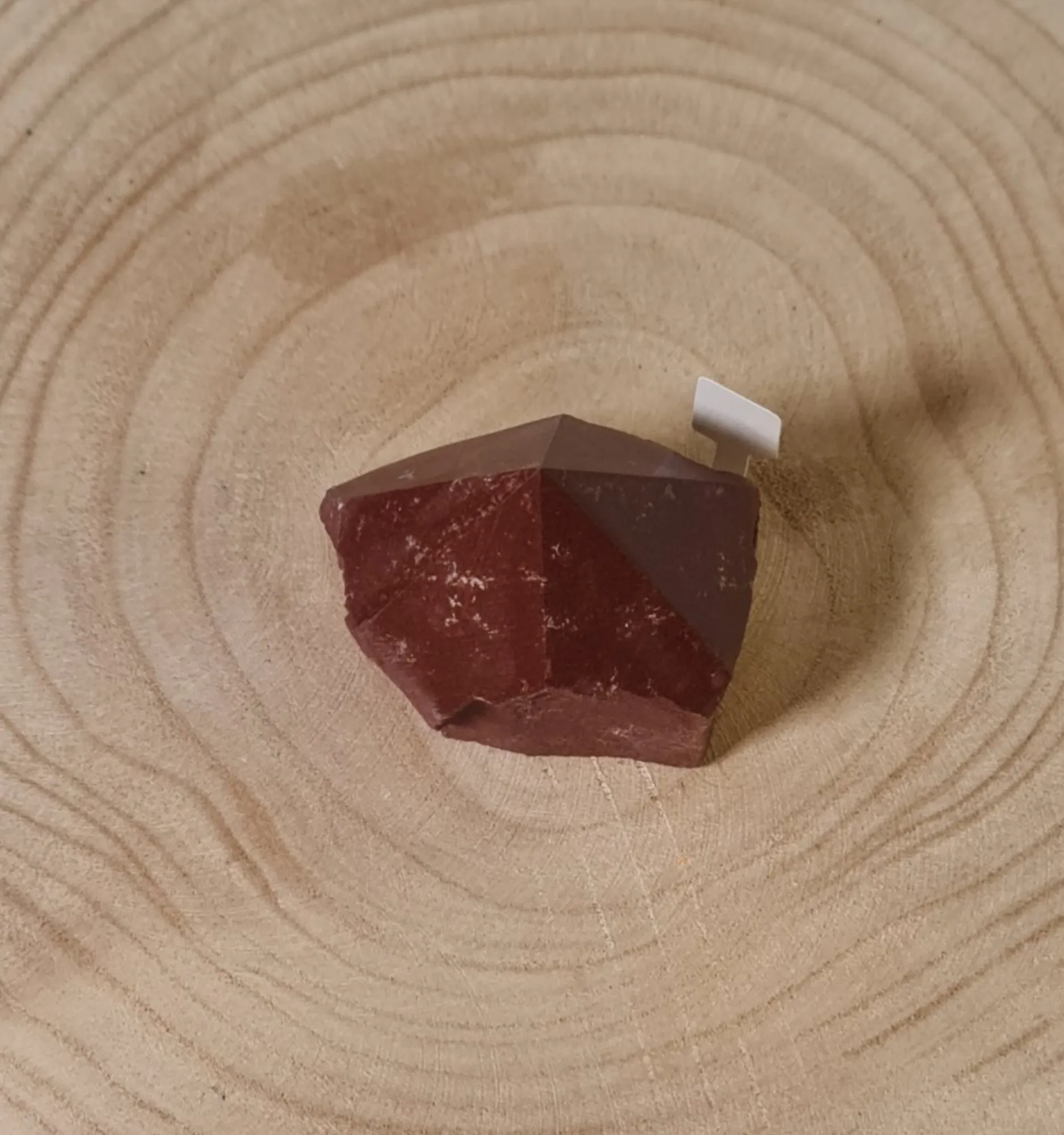 Puntas Semipulidas Jaspe Rojo