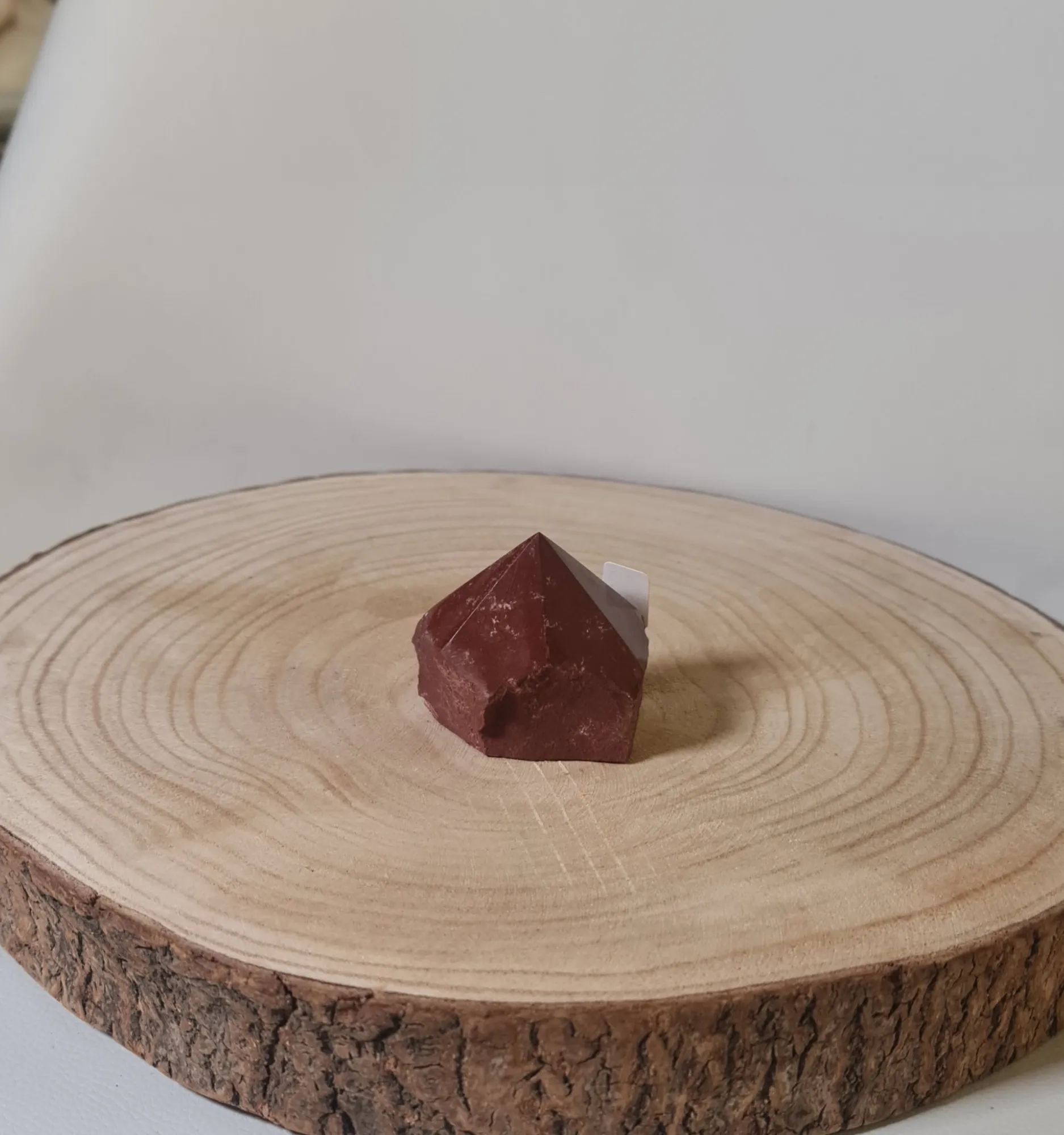 Puntas Semipulidas Jaspe Rojo