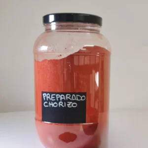 preparado chorizo bote