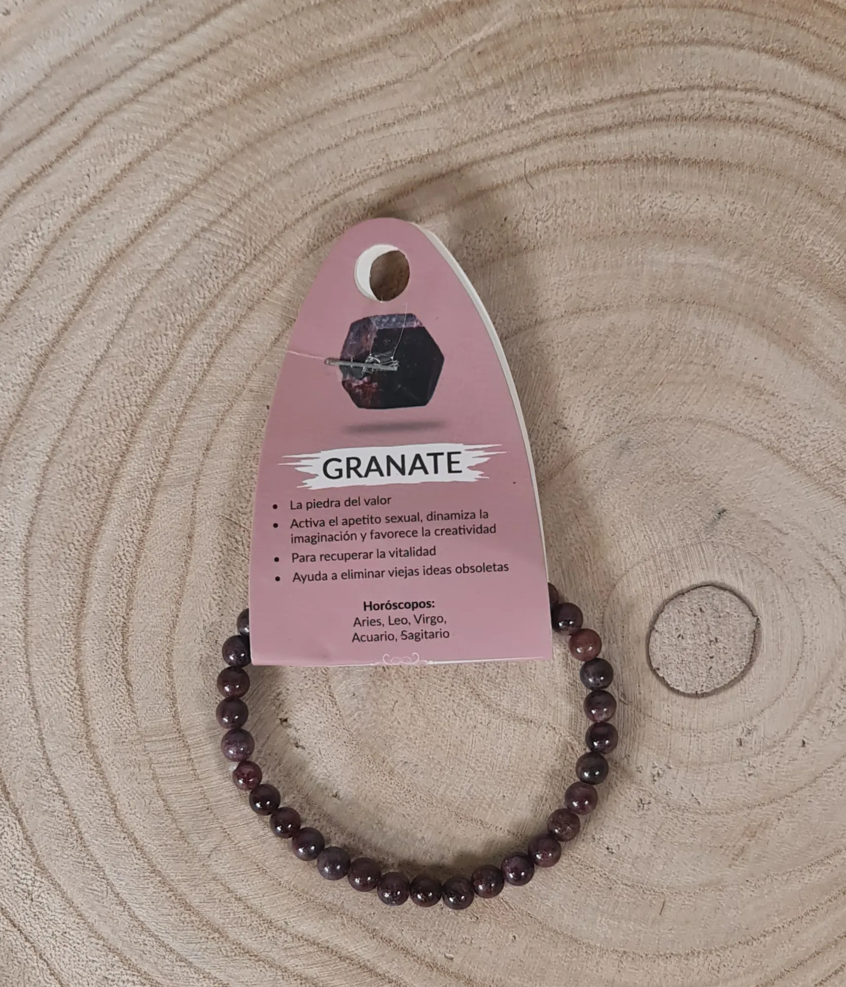 Pulsera Granate 6mm