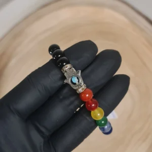 Pulsera Obsidiana 7 Chakras 8mm
