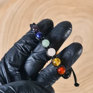 Pulsera 7 Chakras Macramé 8mm