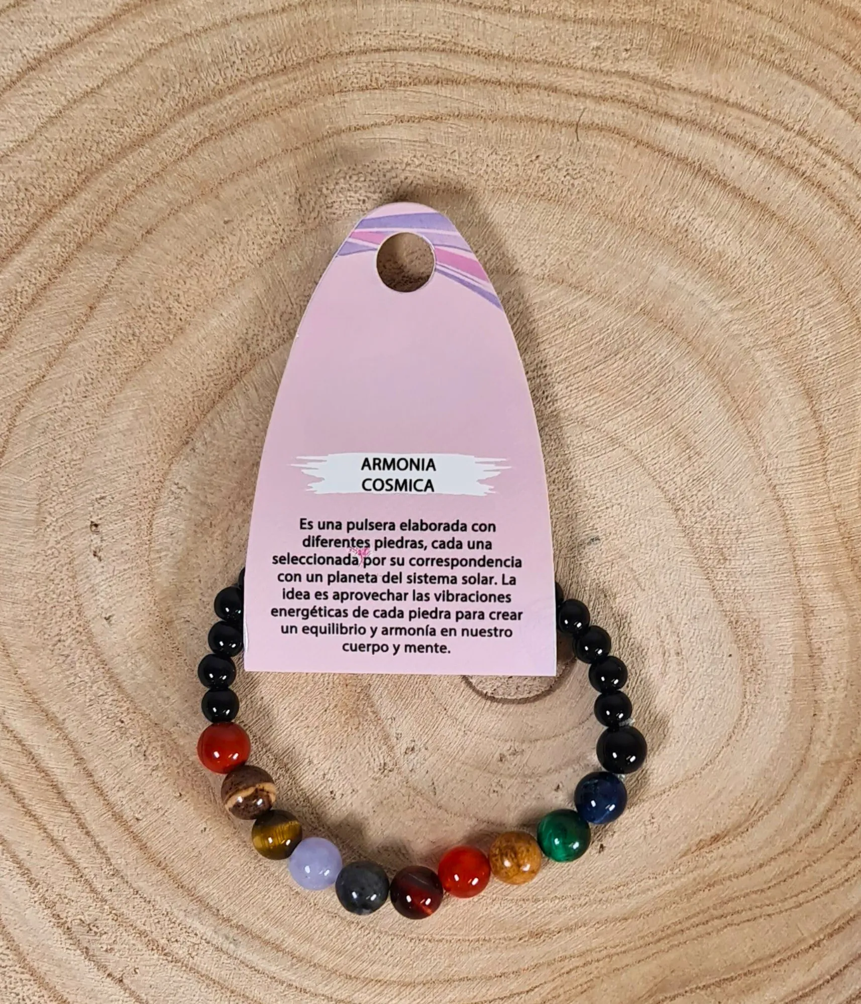 Pulsera Armónica Cósmica 6mm (