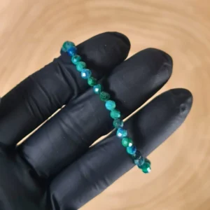 Pulsera Azurita Facetada 4mm