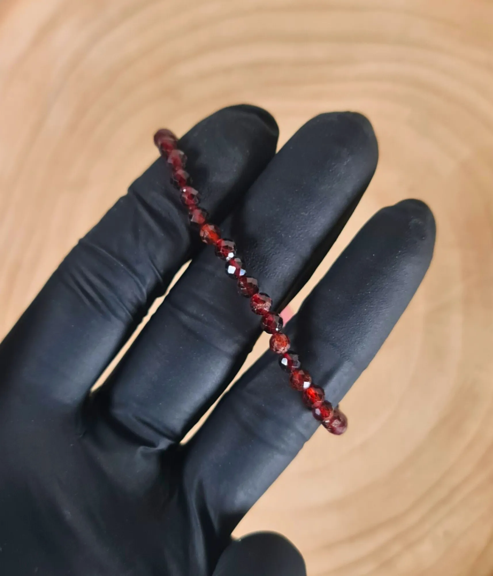 Pulsera Citrino Facetada 6mm