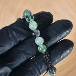 Pulsera Fluorita Cuerdas 8mm
