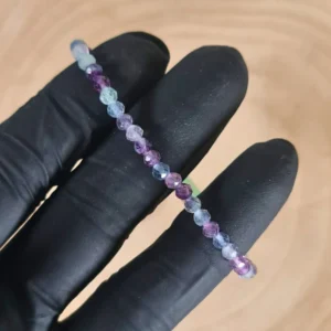 pulsera Fluorita Facetada 4mm