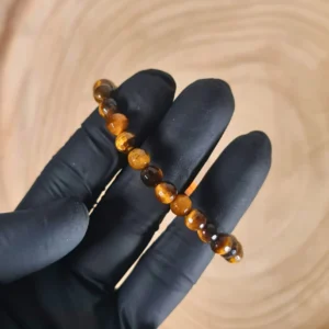 Pulsera Ojo de Tigre Facetada 8mm