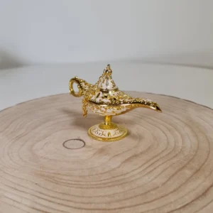 Lámpara Mágica 7cm Blanca y Dorada