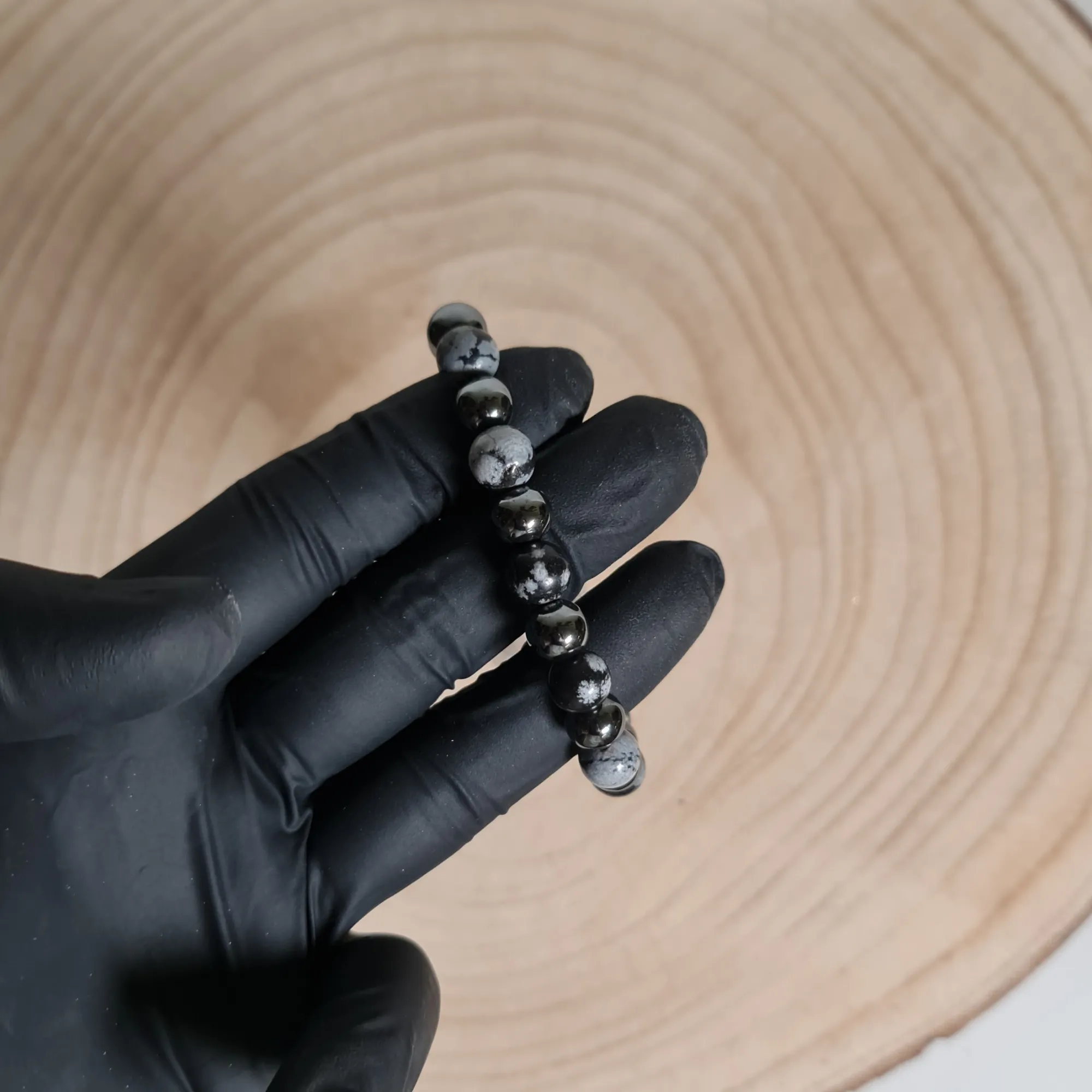 Pulsera Coraje y Protección 8mm