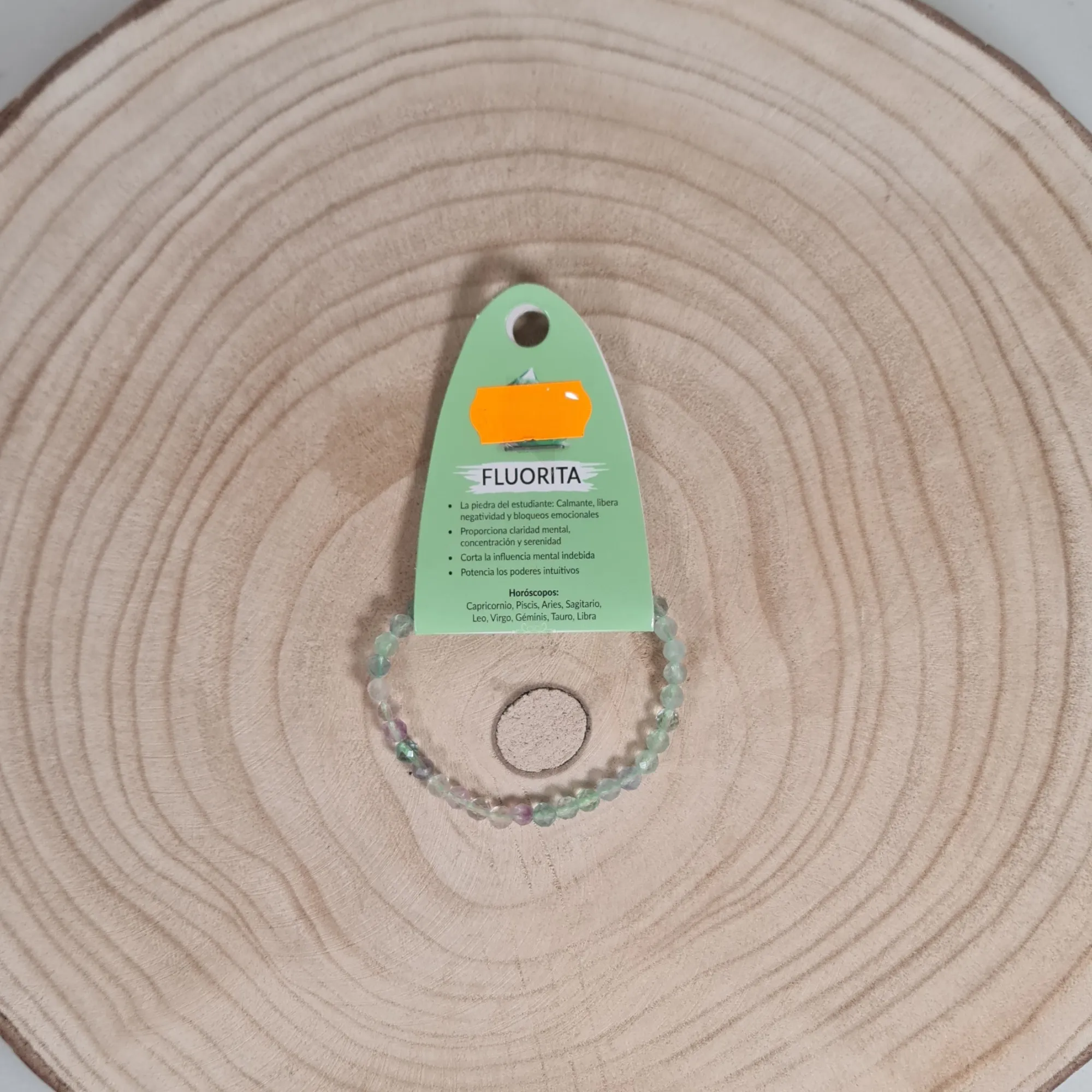 Pulsera Fluorita Facetada 5mm