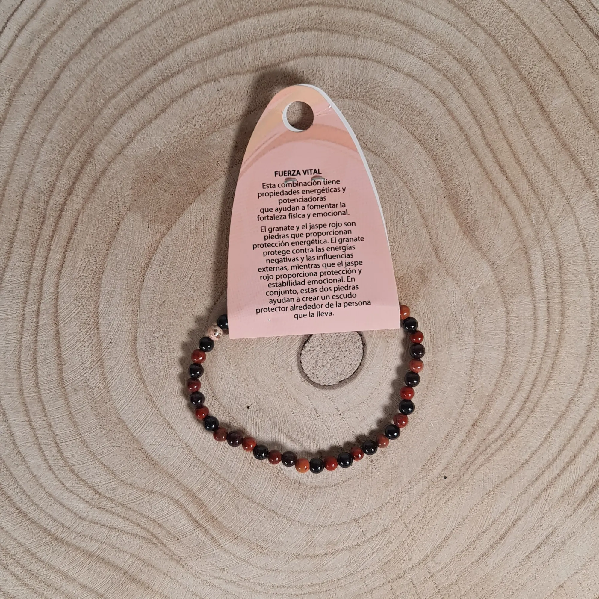 Pulsera Fuerza Vital 4mm