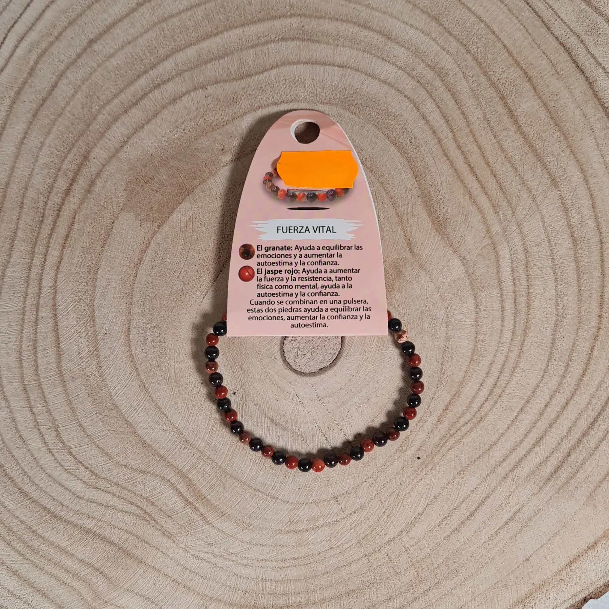 Pulsera Fuerza Vital 4mm