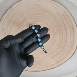 Pulsera Opalina Macramé 8mm