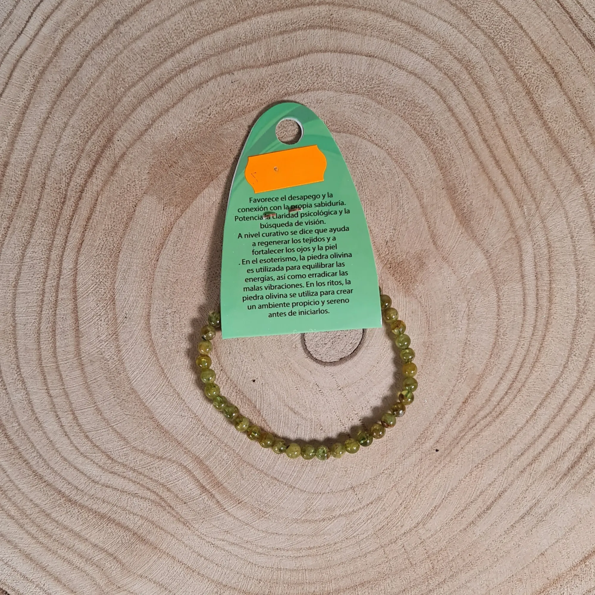 Pulsera Peridoto 5mm