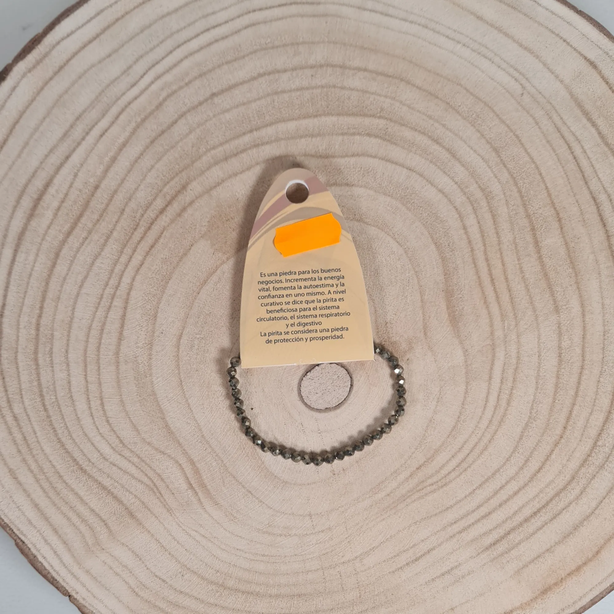 Pulsera Pirita Facetada 4mm