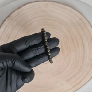 Pulsera Pirita Facetada 6mm