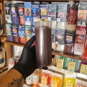 Vela Simple Marrón 16cm