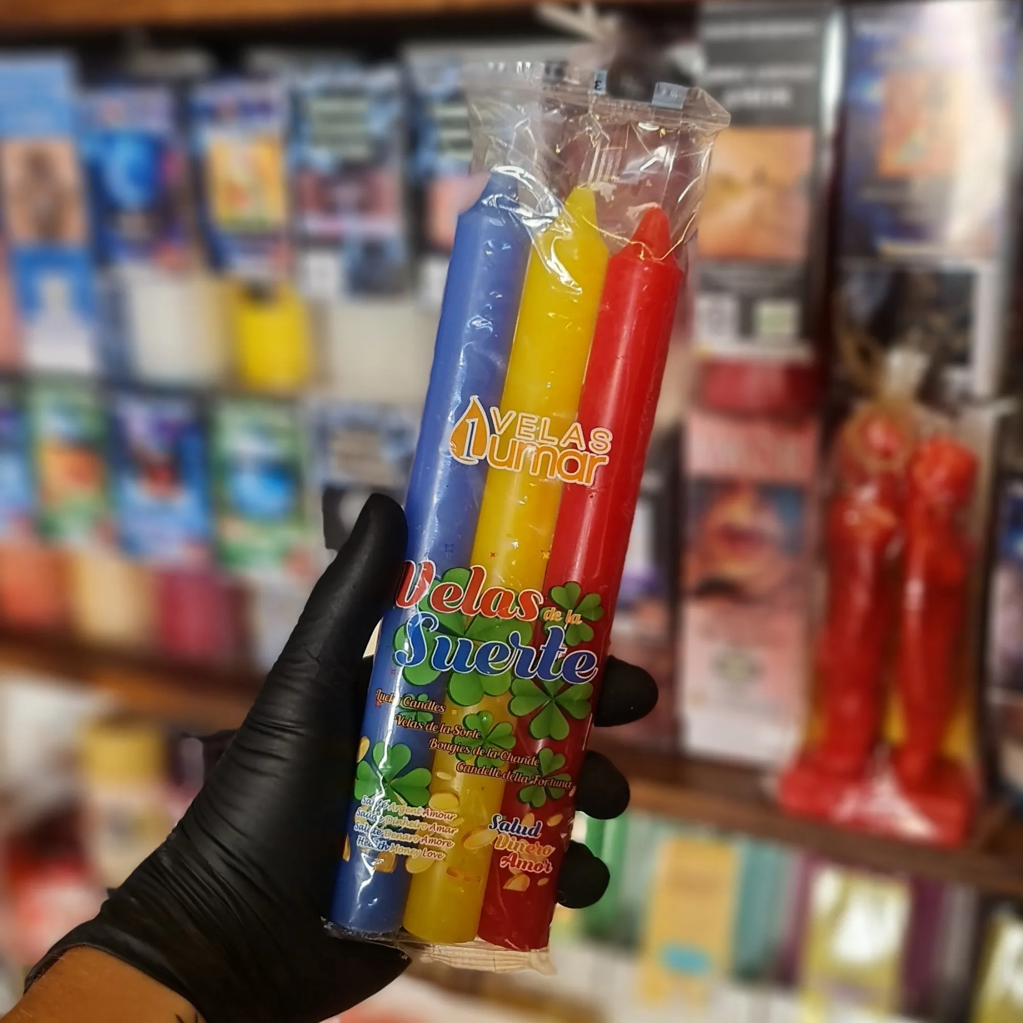 Velas de la suerte Pack de 3