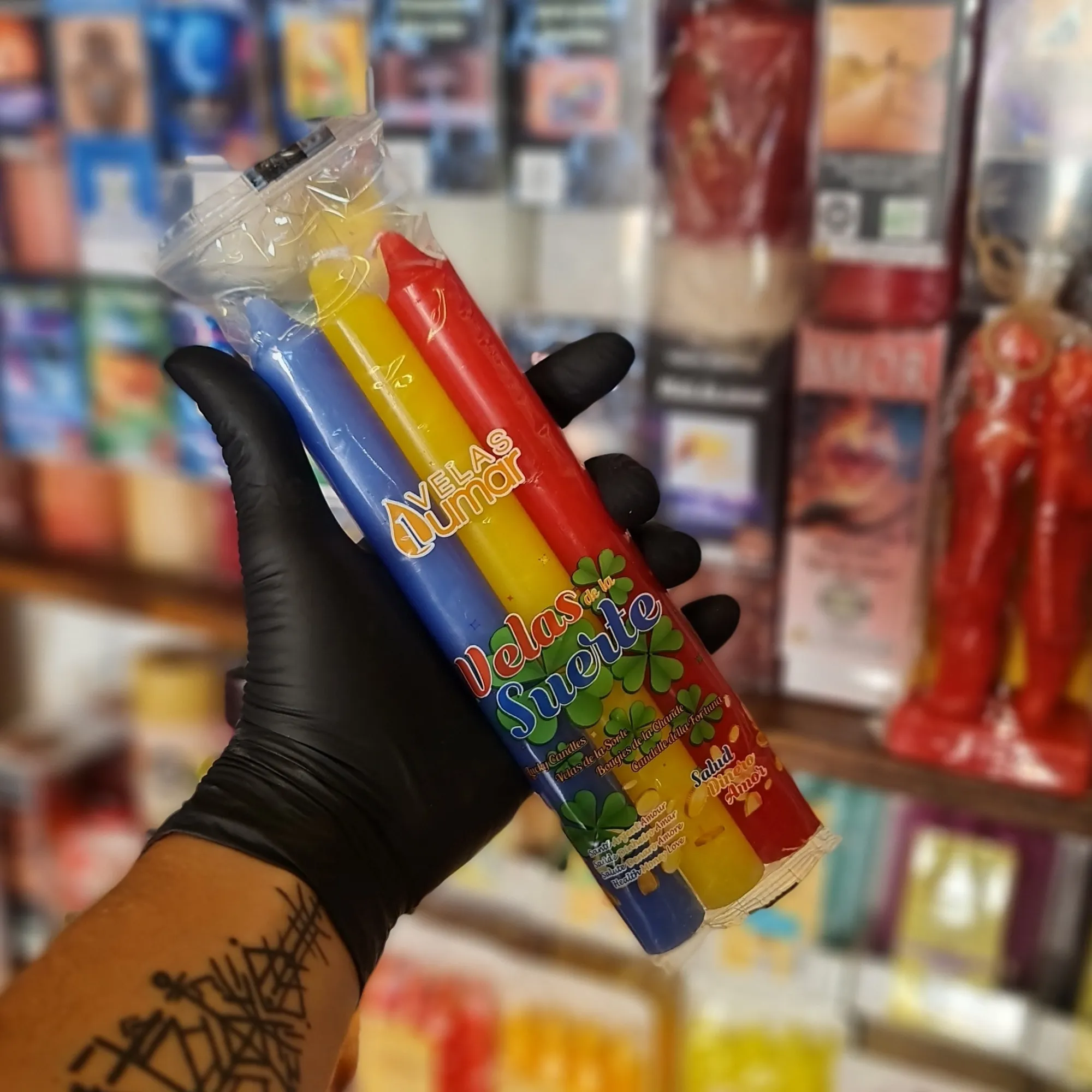 Velas de la suerte Pack de 3