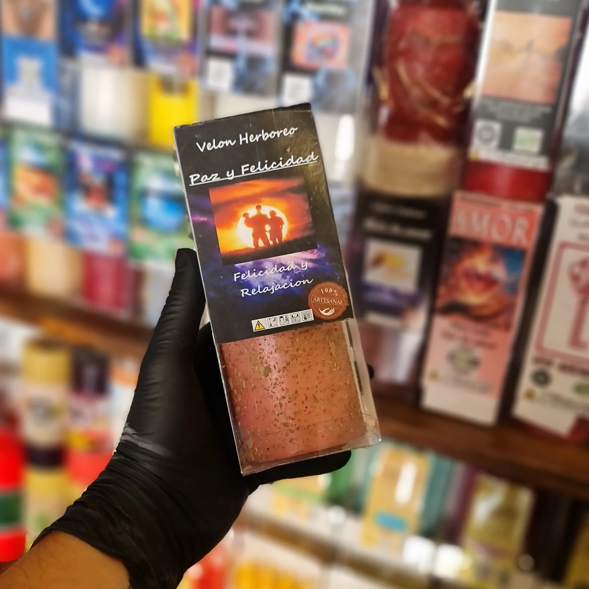 Velón Herbóreo Paz y Felicidad