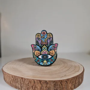 Mano de Fátima Decorada 14cm