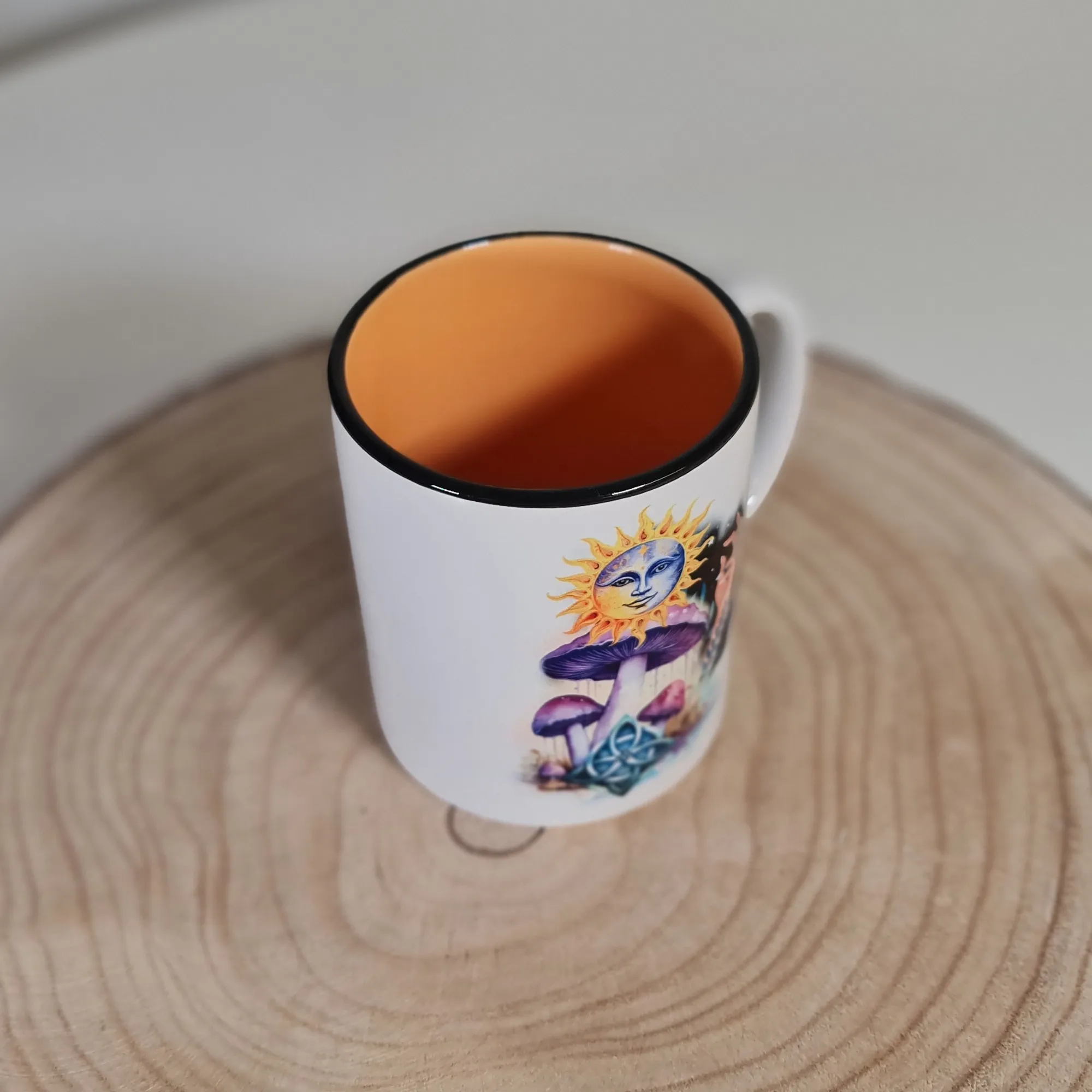 Taza Lunas y Setas